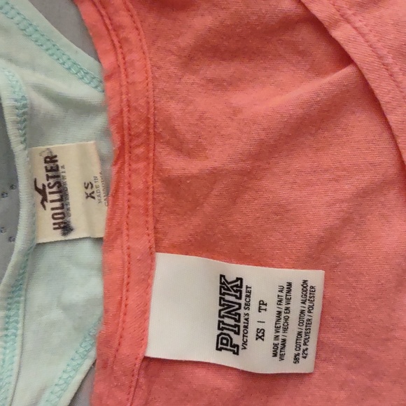Bundle of PINK and Hollister cropped tank tops size XS - Picture 6 of 6